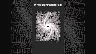 Typography Poster Design | Adobe Illustrator #shorts #ytshorts