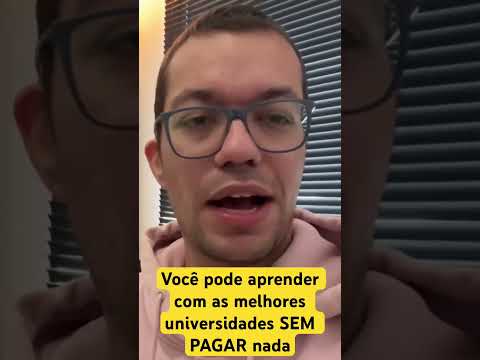 Você Pode Aprender nas Melhores Universidades do Mundo SEM PAGAR #dev