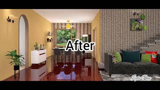 Dining Room interior design #leelarao #interiordesign #beforeandafter