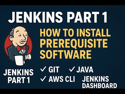 Jenkins CI CD Pipelines Part 1 Install Git AWS CLI,Python3,JAVA,Jenkins & How to Configurw the jenki