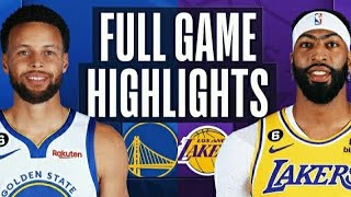LOS ANGELES LAKERS VS GOLDEN STATE WARRIORS | GAME 3 🔥 FULL GAME HIGHLIGHTS #nba2k23