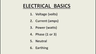 Electrical Basics (at Home) - Tamil