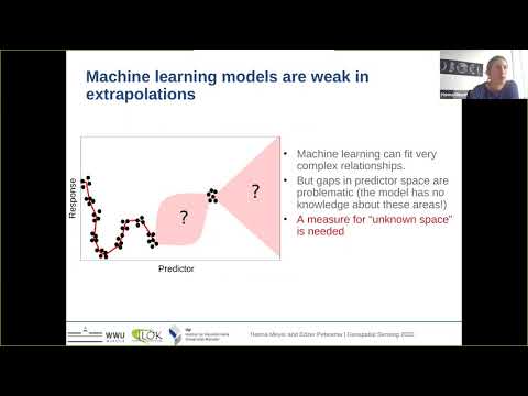 GSV2020 Estimating the area of applicability of spatial prediction models (Hanna Meyer)