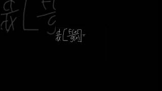 Mastering the Quotient Rule in Calculus #calculusrule #education #calculusfundamentals