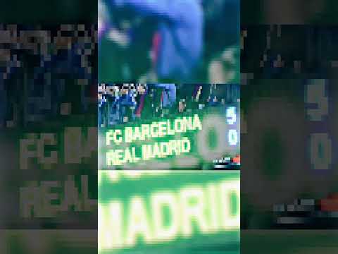 Leo Messi Legendary Walk El Classico 5-0 FCB vs RMA #fcbarcelona #football #realmadrid #messi #cr7