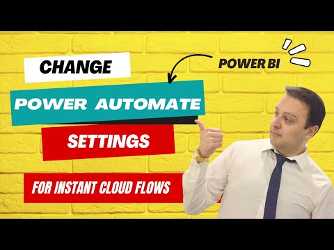 Your Flows Fail? Change Power Automate Settings in Power BI?