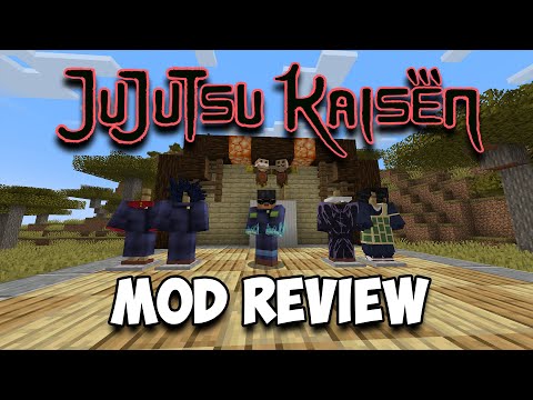 This Mod adds JUJUTSU KAISEN to MINECRAFT! (Mod Review 1.20.1)