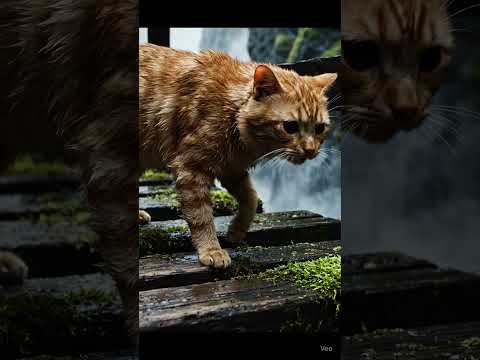 Cat on Broken Bridge