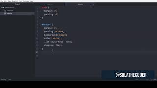 How to Make a Navbar with Flexbox in  Simple Steps (1min 30 s)