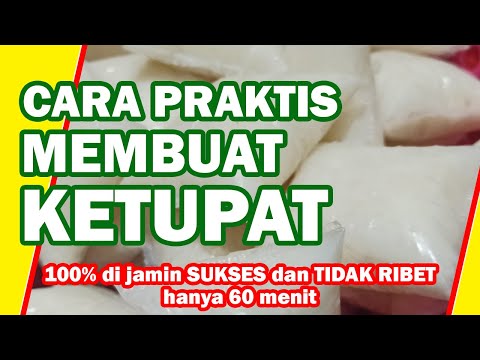 Viral Cara Praktis Membuat Ketupat hanya dalam 60 menit, Tidak Ribet dan Lama 100% dijamin sukses