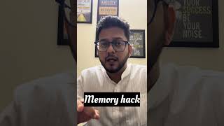 Memory hack 🤯 #shorts #youtubeshorts #memoryhack