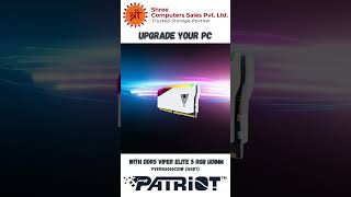 Patriot Viper Elite 5 DDR5 RGB UDIMM – 16GB (PVER516G60C30W)  #Patriot #faststorage