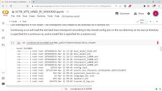 Training or Fine Tuning a Hindi Language VITS TTS Voice Model with Coqui TTS on Google Colab