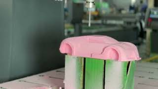 5 Axis CNC Router Cutting Model Board Mold