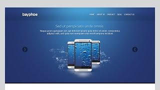 Create a One Page Beautiful Web Design Layout In Photoshop