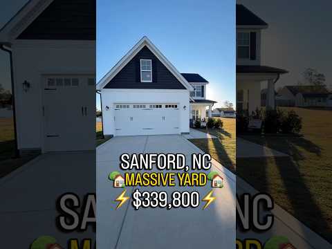 ⚡️ $339,800 Gets You A Lot of House in Sanford, NC ⚡️