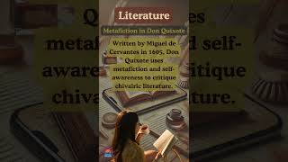 Metafiction in Don Quixote #education #literature #shorts
