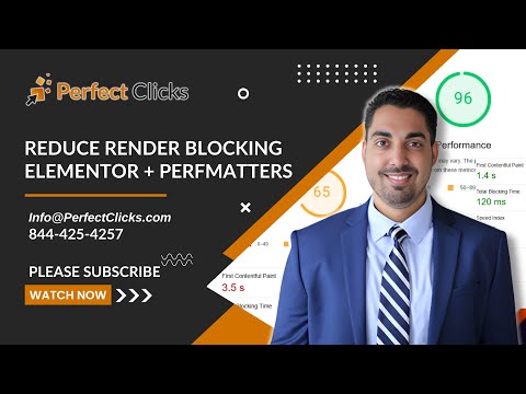 Perfmatters Settings For Elementor: Reduce Render Blocking & Boost First Contentful Paint (FCP)