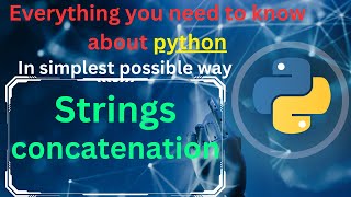 string concatenation in python | strings | python tutorial | complete python | python full course
