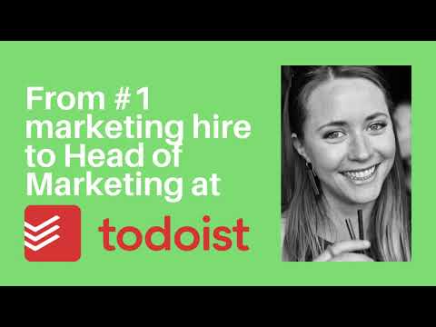 Todoist's Brenna on going from #1 marketing hire to marketing lead