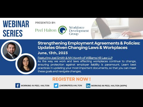 Strengthening Employment Agreements & Policies: Updates Given Changing Laws & Workplaces