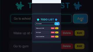 Todo list in react js #reaction #todos #viralvideo #trend #shots #codewithsuryaofficial