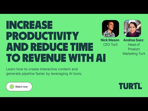 Increase productivity and reduce time to revenue with AI