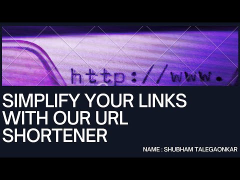 URL Shortener python Code | Website | Link Shortener python | Learn with Shubham Talegaonkar