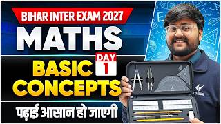 Class 12th Maths Basic Concepts | Bihar Board 2027 Class 12 Maths | Bihar Class 12 Maths