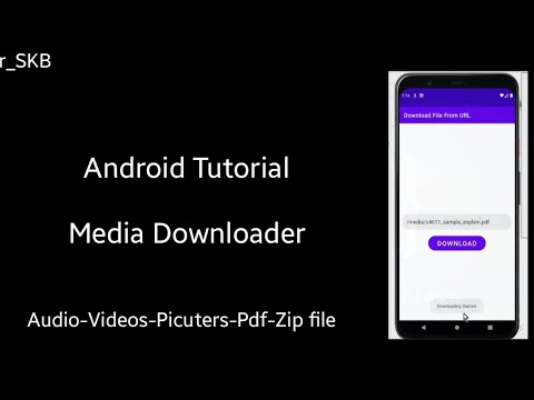 Creating a Media Downloader app in Android studio.NEW 2021