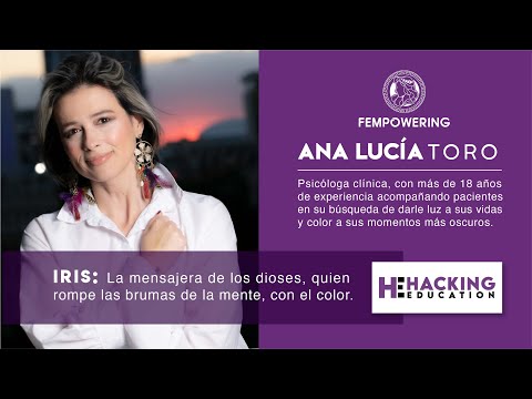 Iris: la mensajera de los dioses, quien rompe las brumas de la mente, con el color.