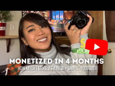 how I got monetized on YouTube & how much I make as a small youtuber