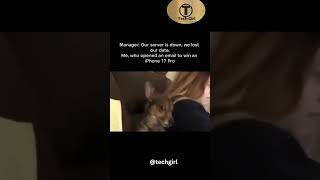 Phishing Email Gone Wrong 😱 | Server Down Meme | Tech Girl Funny Short