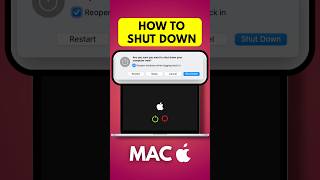 How to Shut Down You Mac? 💻 #mymactalk #apple #macbook #mactips