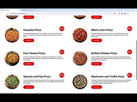 Build a Stunning Pizza Shop Menu with HTML & CSS - Full Tutorial