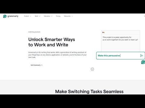 "Boost Your Writing Skills with Grammarly's AI"
