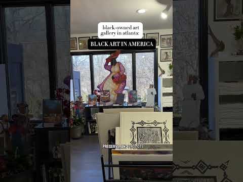 BLACK ART IN AMERICA: Black-Owned Art Gallery in Atlanta #atlanta #atl #atlart