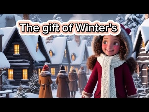 The gift of winters|| Winter vibes💙||animated stories for kidz in Urdu/ Hindi