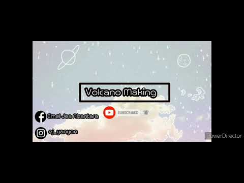 How to make DIY Volcano | Volcano Making | Emel Jea Alcantara
