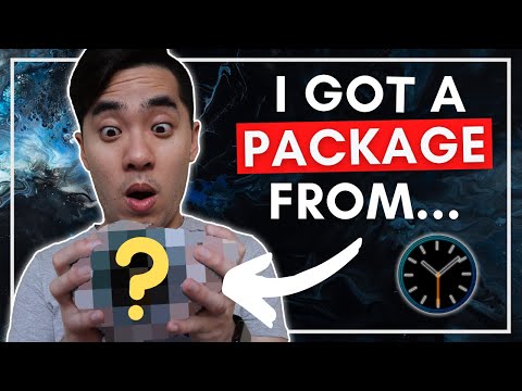 What's Inside This PACKAGE?!? - Clockology Custom Watch Faces