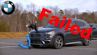 BMW X1 Fails Safety Test - Hits Pedestrian
