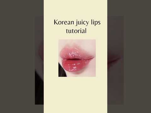 Korean juicy lip tutorial #tutorial #beauty #makeup #liptutorial #shorts #trending #fyp #viral