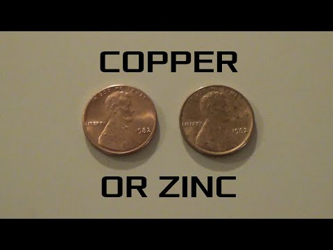 How to Tell if Penny is Copper or Zinc - 1982 Pennies