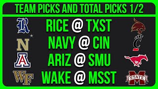 College Football Picks Today 1/2/26 NCAAF Betting Picks and Predictions
