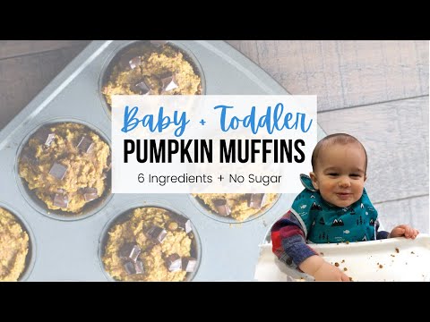 No Sugar Pumpkin Muffins | Easy Muffins for Baby or Toddler