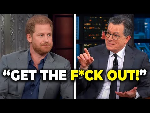 Prince Harry Kicked Off Stephen Colbert's Show After Heated Confrontation