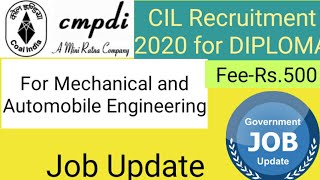 Cil jobs for Diploma | Government job update | Mech World