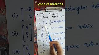 types of matrices