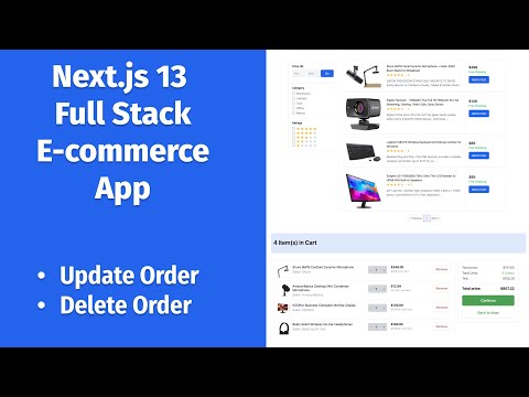 Next.js 13 Full Stack E-commerce App #29 | Update/Process Order, Delete Order