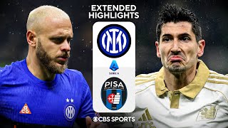 Inter vs. Pisa: Extended Highlights | Serie A | CBS Sports Golazo